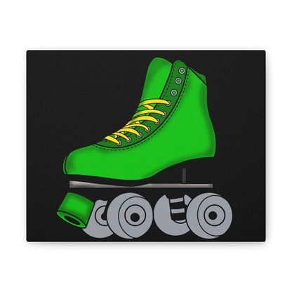 Green Roller Skate