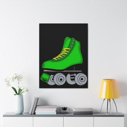 Green Roller Skate