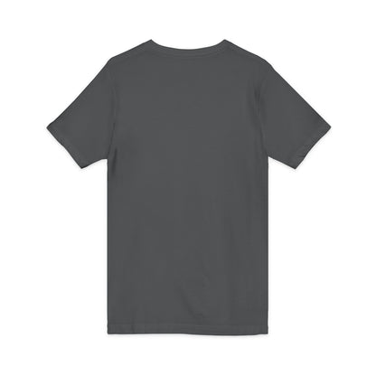 Travel Ghost V-Neck Tee — Cute Flight Attendant Ghost with Luggage Graphic