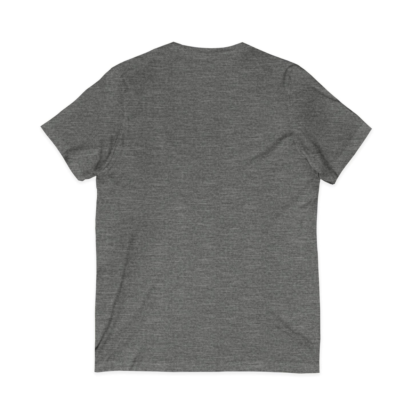 Travel Ghost V-Neck Tee — Cute Flight Attendant Ghost with Luggage Graphic