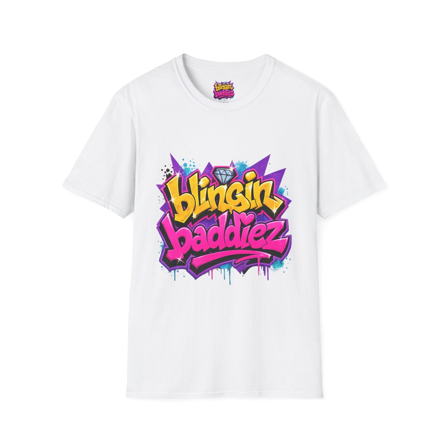Blingin Baddiez Graffiti T-Shirt — Retro Hip-Hop Streetwear Tee
