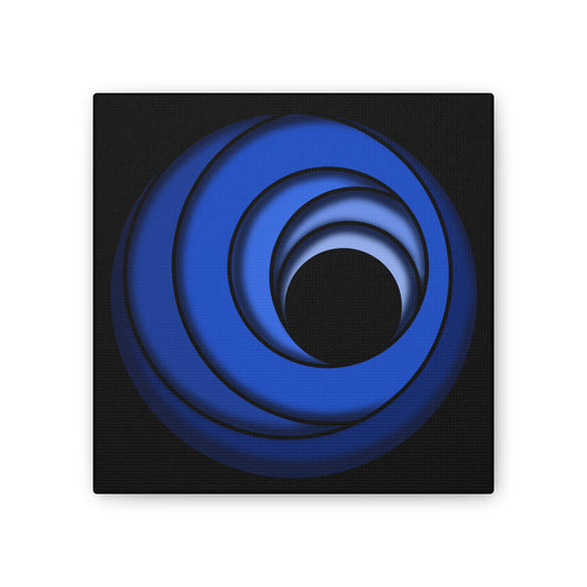 Blue Spheres on Black