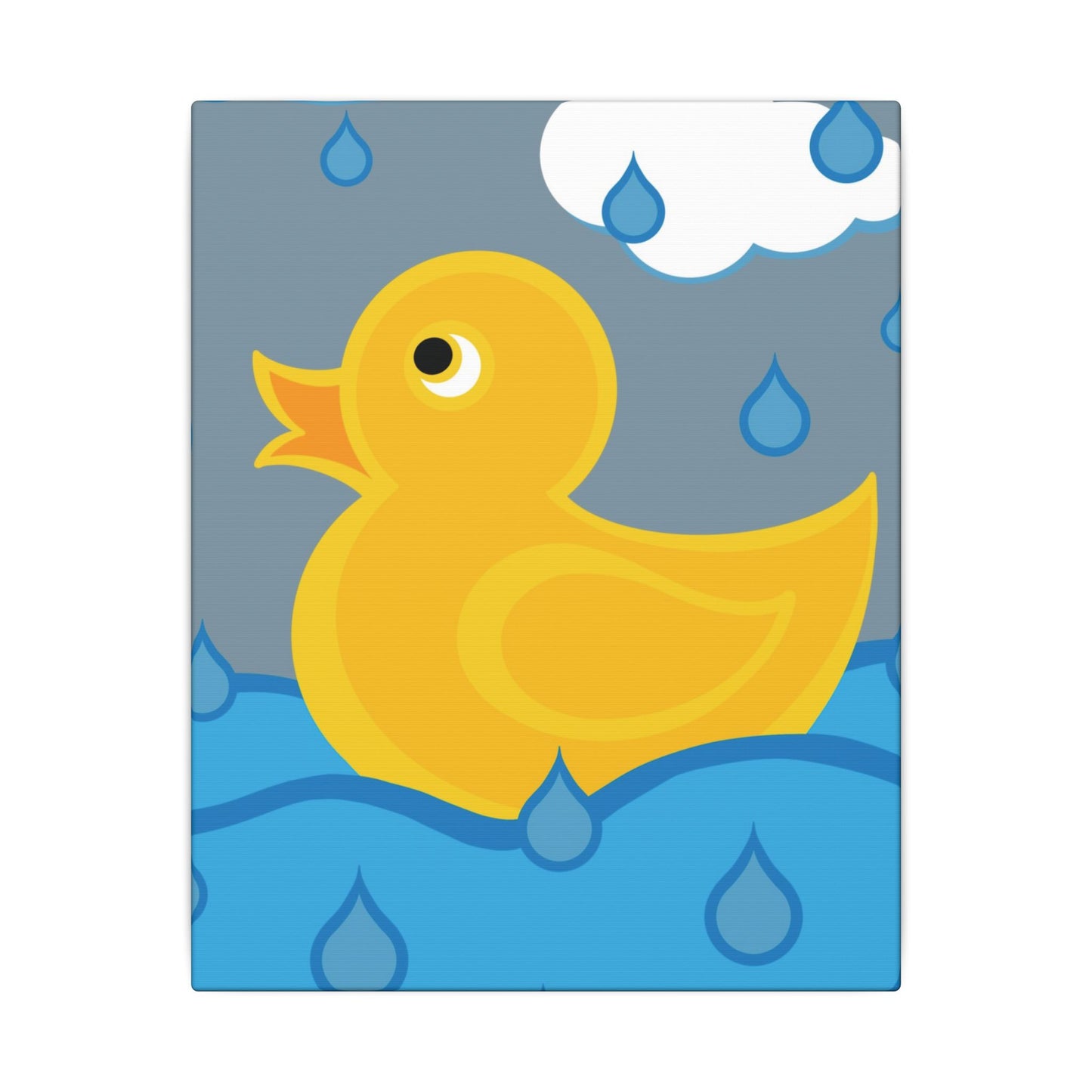 Yellow duck in the Rain (Seattle)