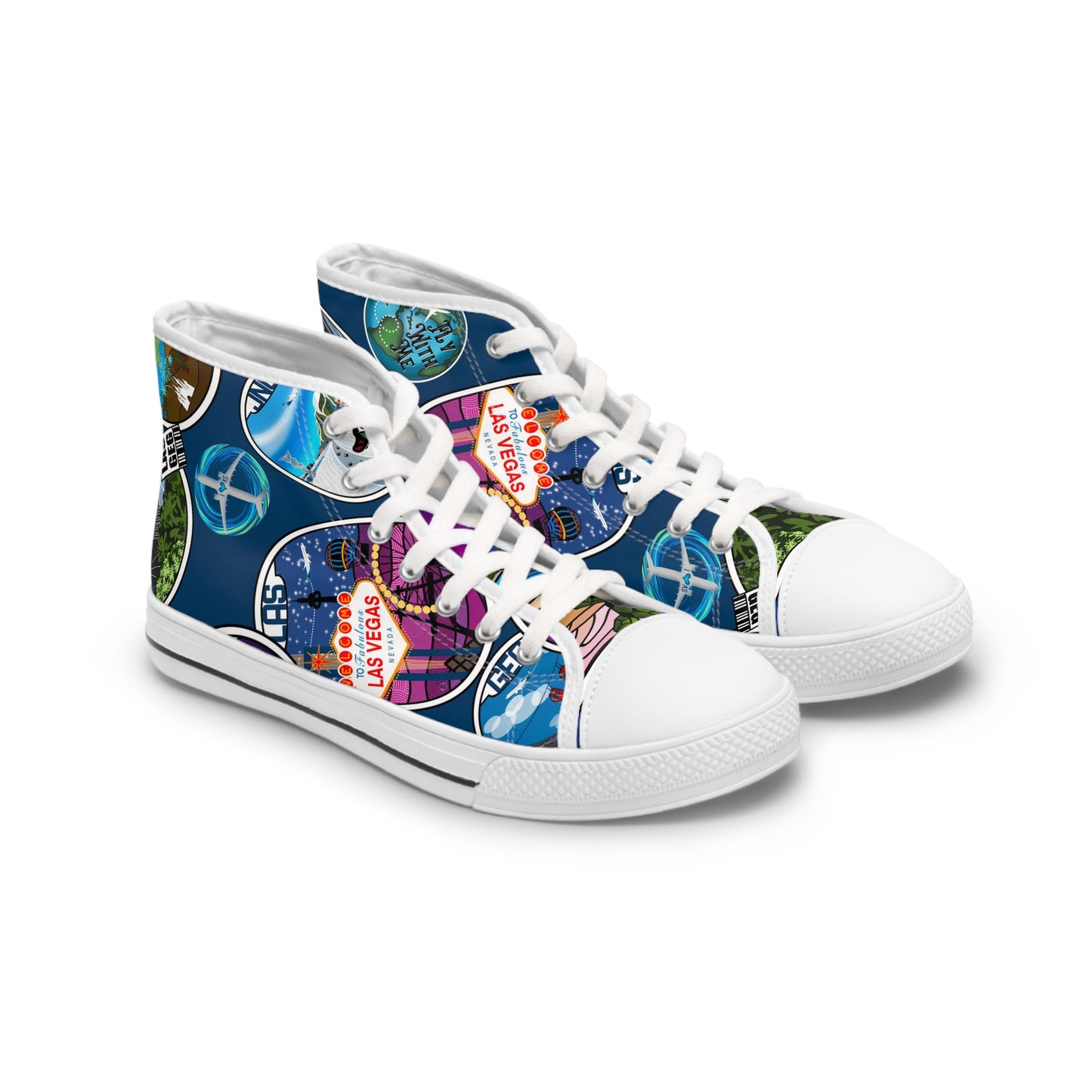 Sticker Women's High Top Sneakers