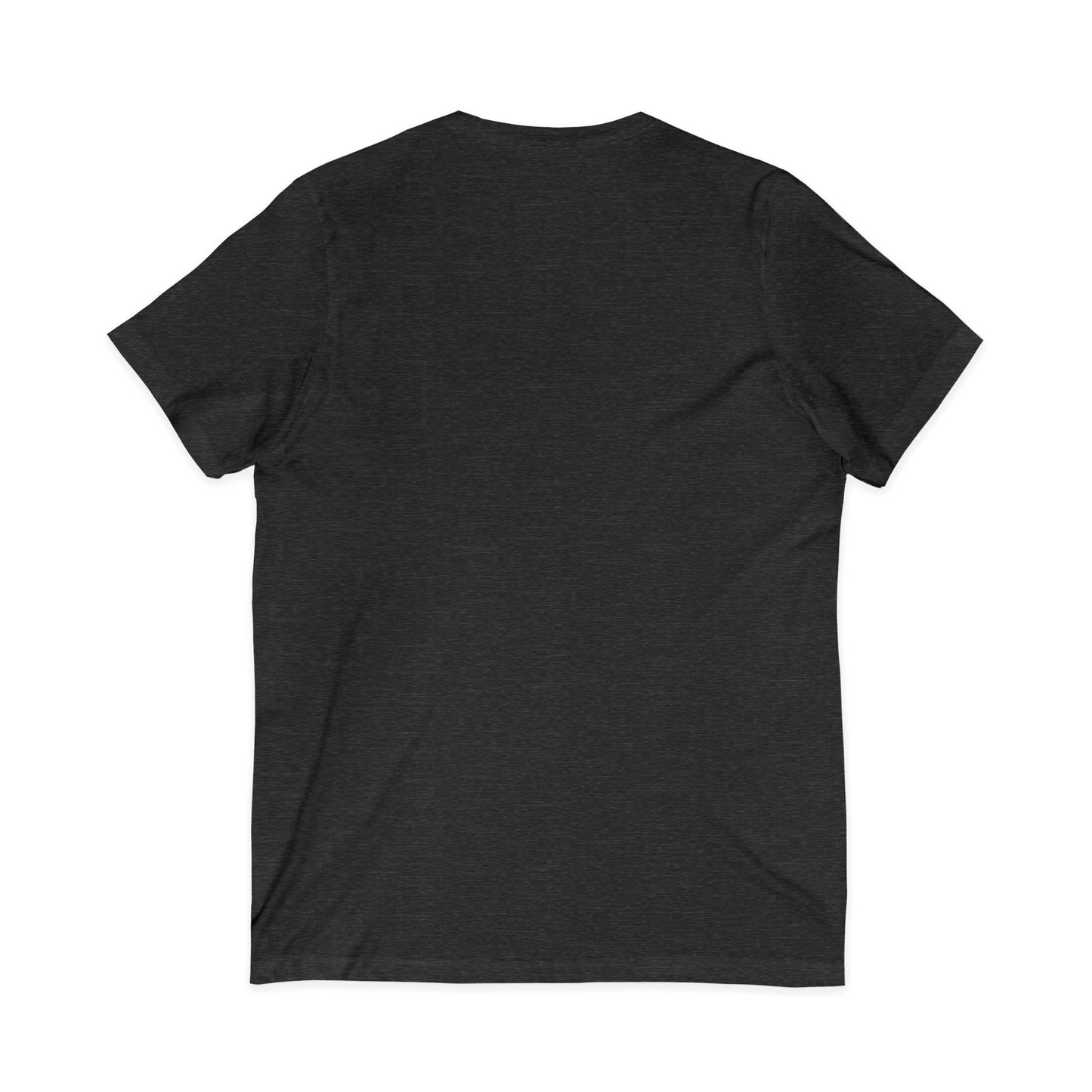 Travel Ghost V-Neck Tee — Cute Flight Attendant Ghost with Luggage Graphic