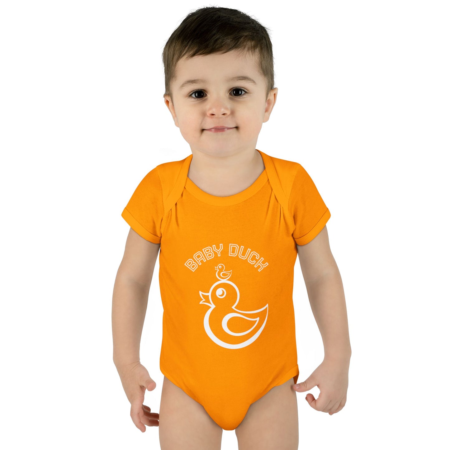 Cute Baby Duck Infant Bodysuit — Adorable Duckling Design