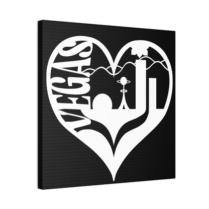 Las Vegas Heart Skyline Canvas