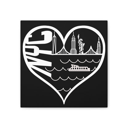 New York city skyline Heart