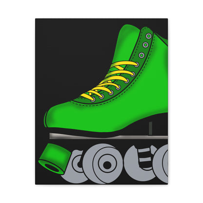 Green Roller Skate