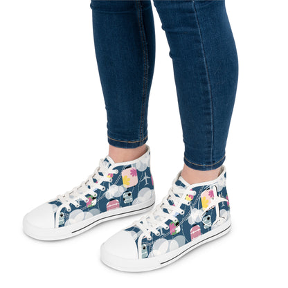 Plane Women's High Top Sneakers