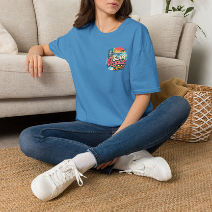 Slam Clickers Club T-Shirt | Retro Surf Neon Logo
