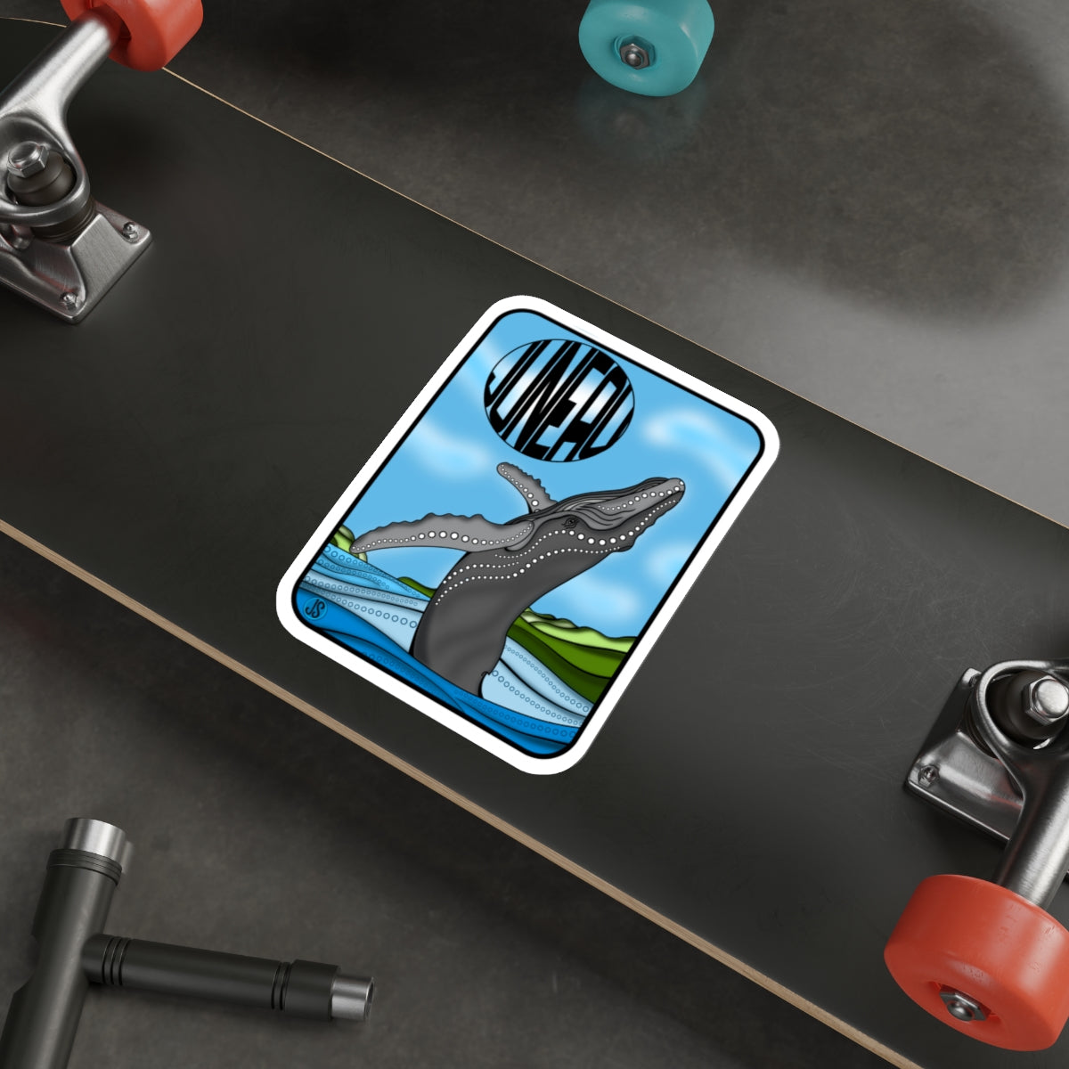 Juneau Gray Whale Die-Cut Stickers