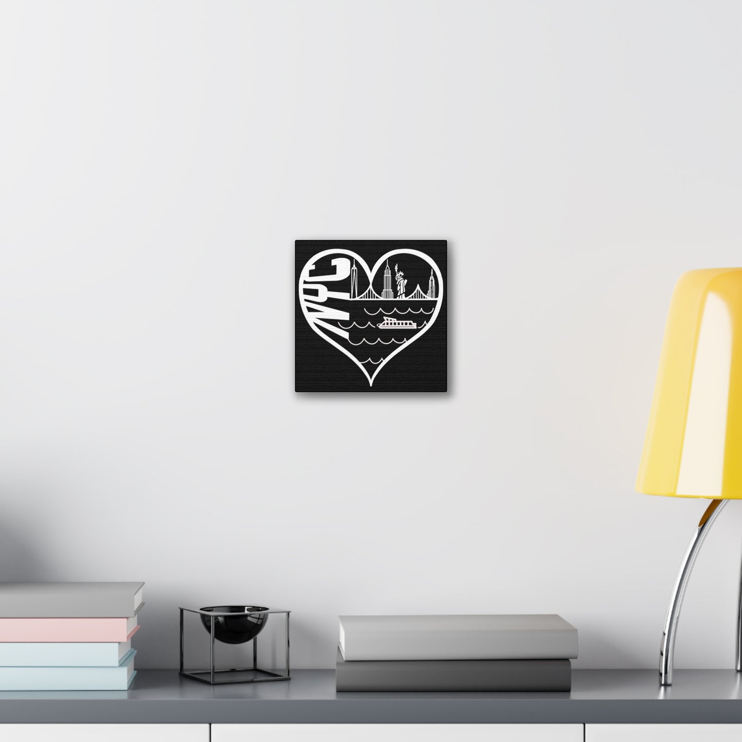 New York city skyline Heart