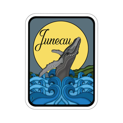 Juneau Whale Die-Cut Stickers