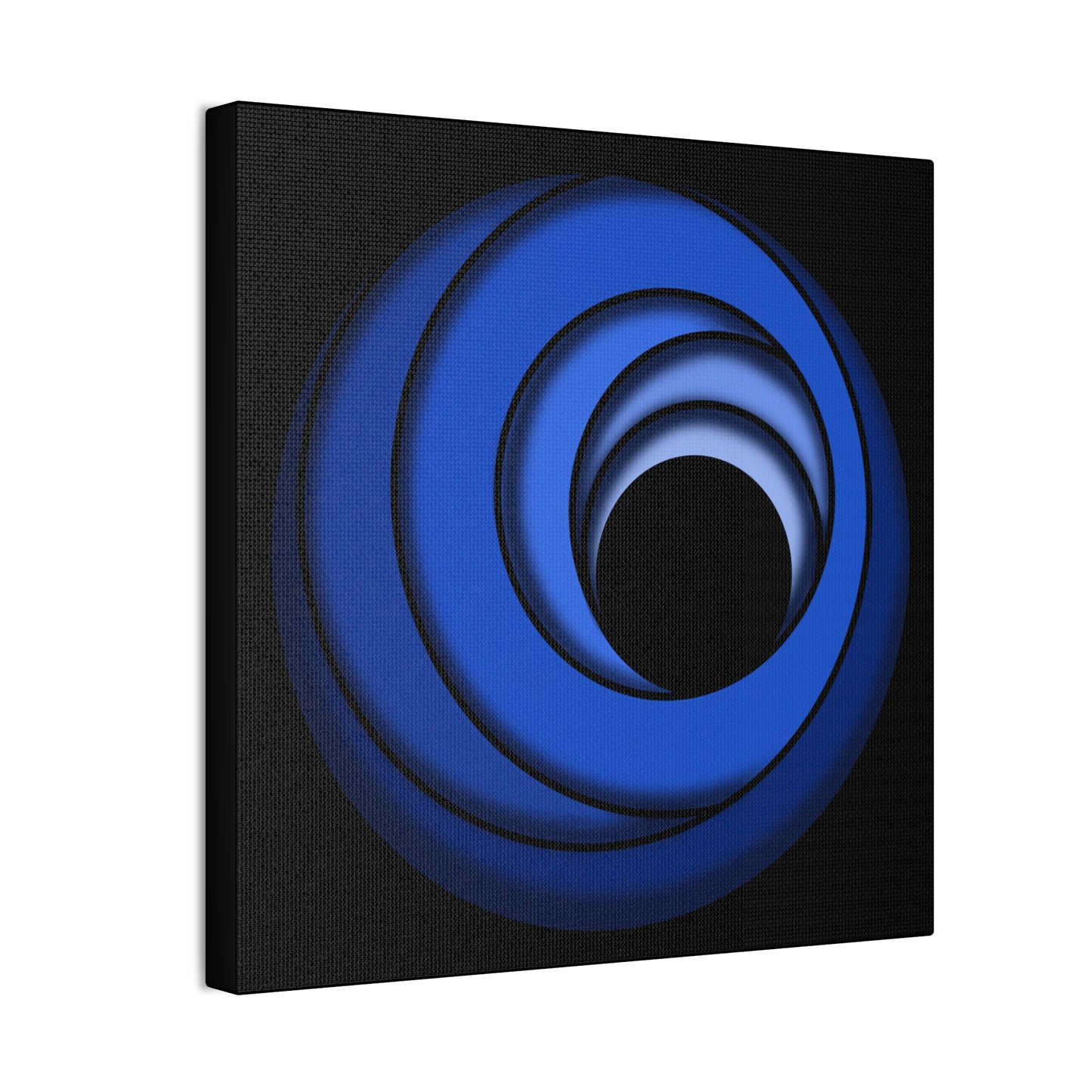 Blue Spheres on Black