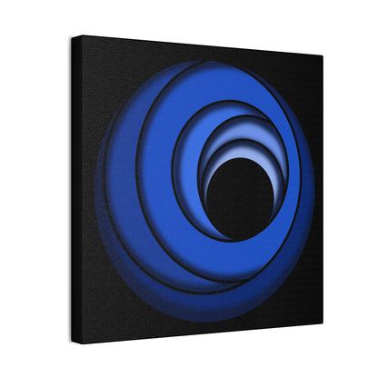 Blue Spheres on Black