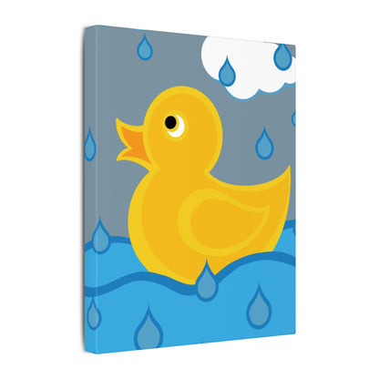 Yellow duck in the Rain (Seattle)