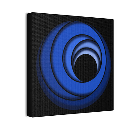 Blue Spheres on Black