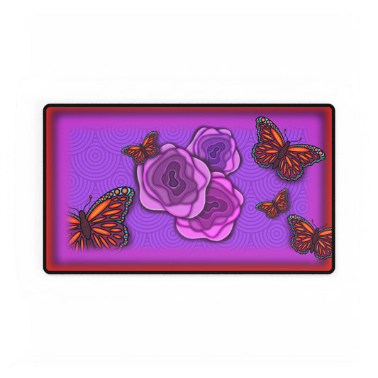 Triple flower Desk Mats