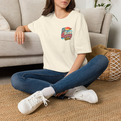 Slam Clickers Club T-Shirt | Retro Surf Neon Logo