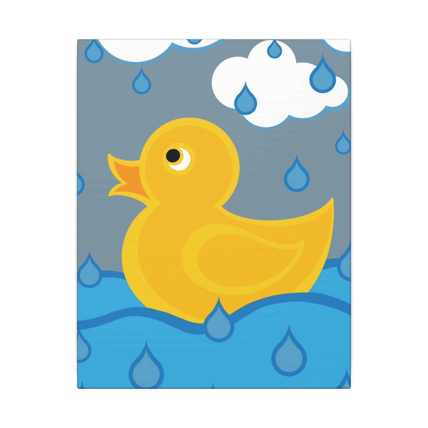 Yellow duck in the Rain (Seattle)