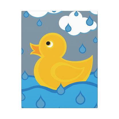 Yellow duck in the Rain (Seattle)