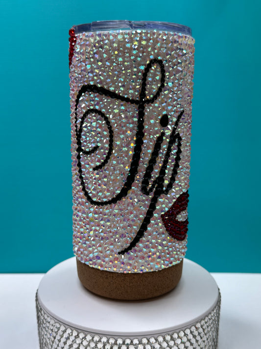 Sip Rhinestone Lips 20oz Tumbler