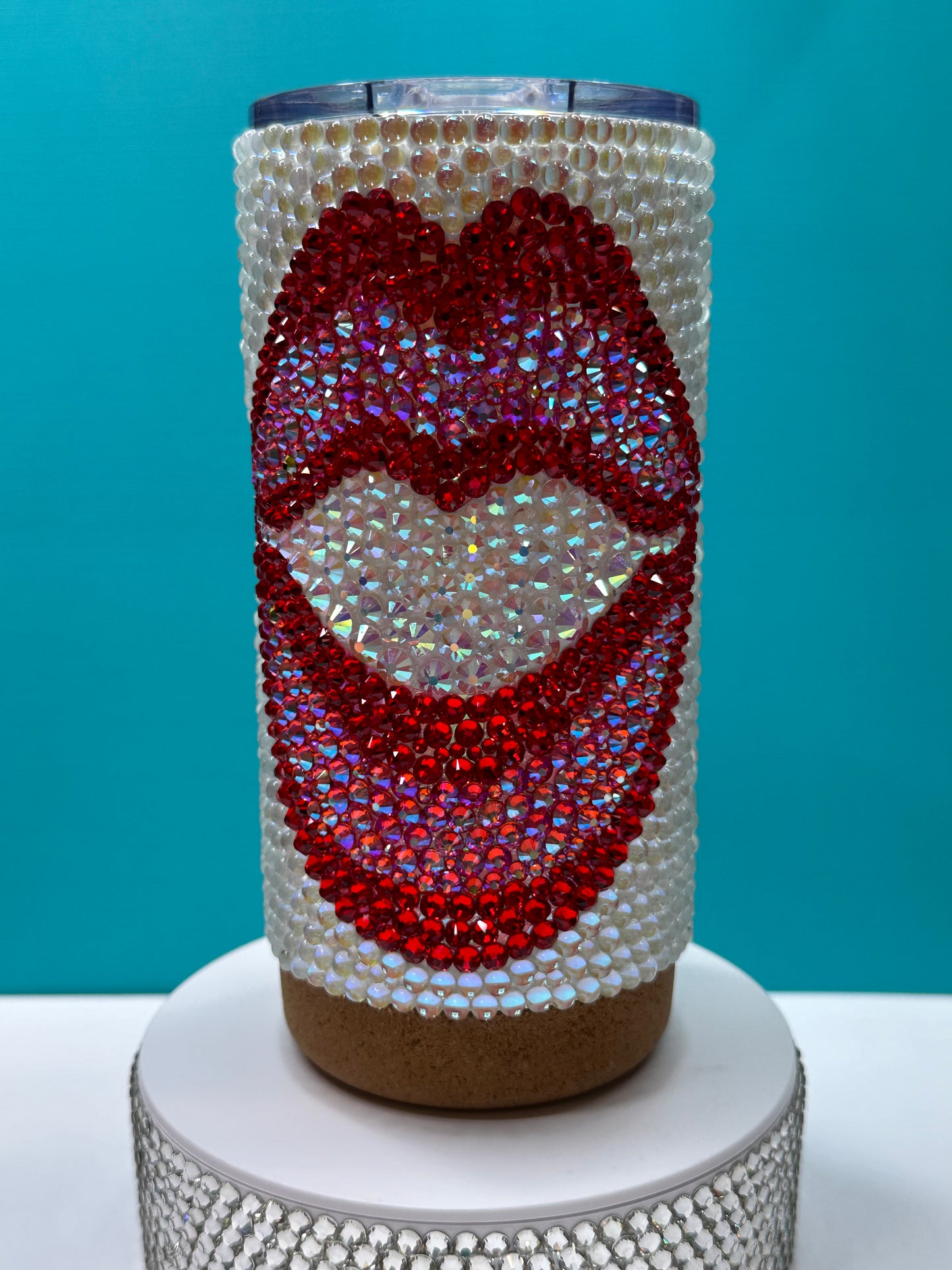 Hot Lips Rhinestone Tumbler 20oz