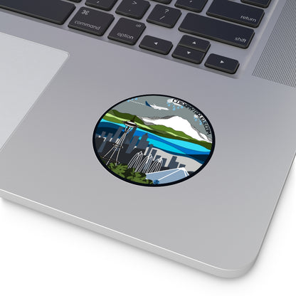 Colormytravels.com Round Vinyl Stickers