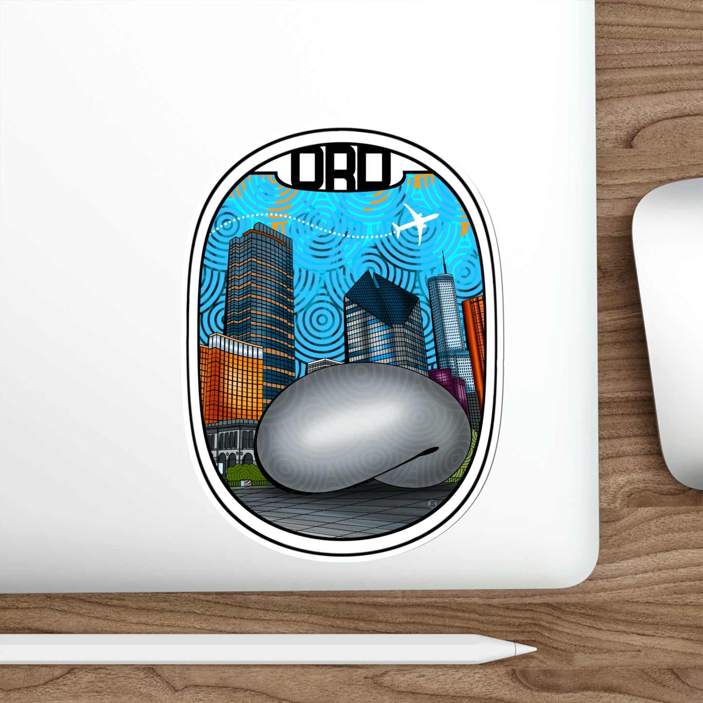 ORD-Chicago Die-Cut Stickers