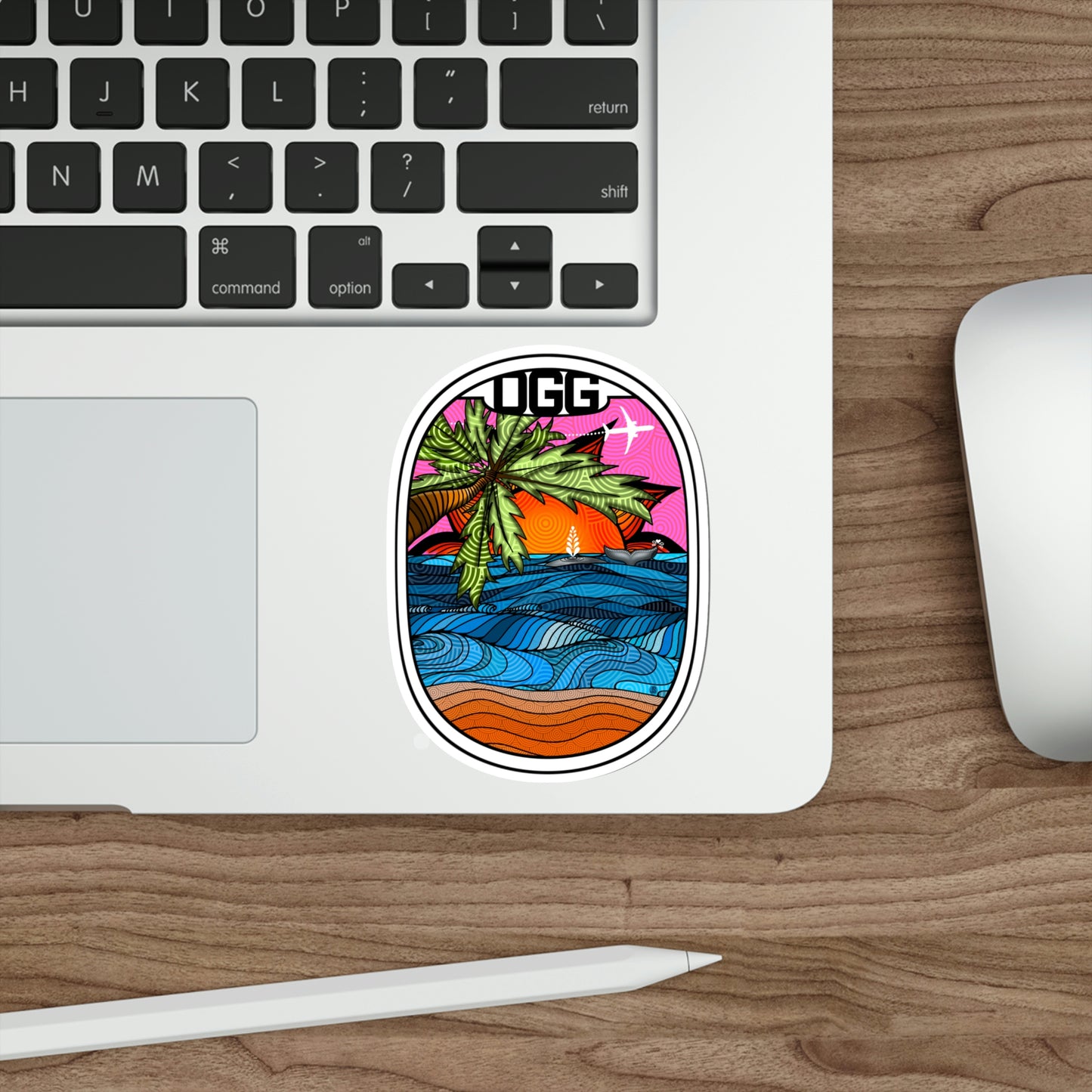 OGG-Maui Die Cut Stickers