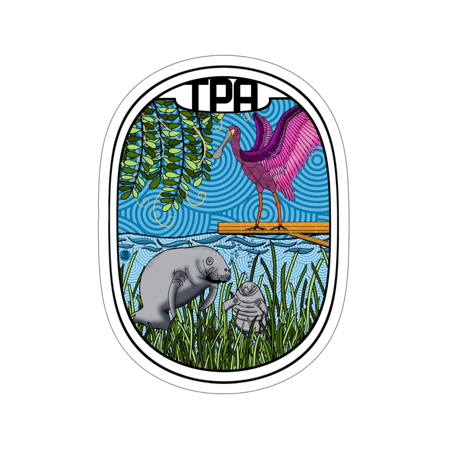 TPA-Tampa Florida Stickers