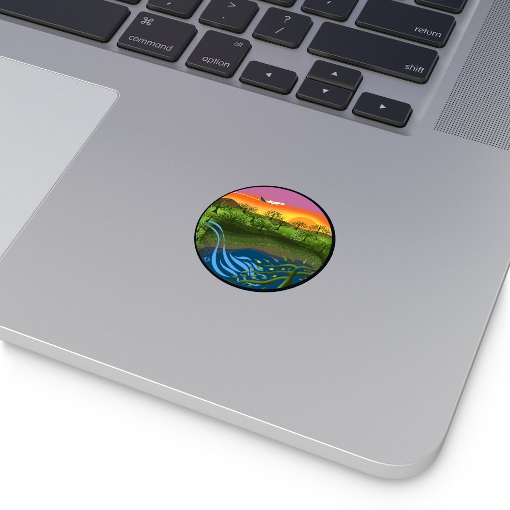 Lihue Round Vinyl Stickers