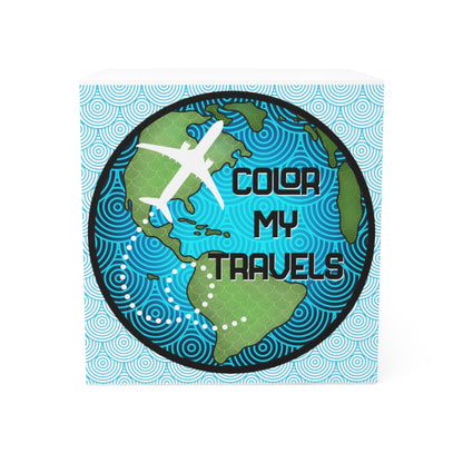 Color My Travels Note Cube