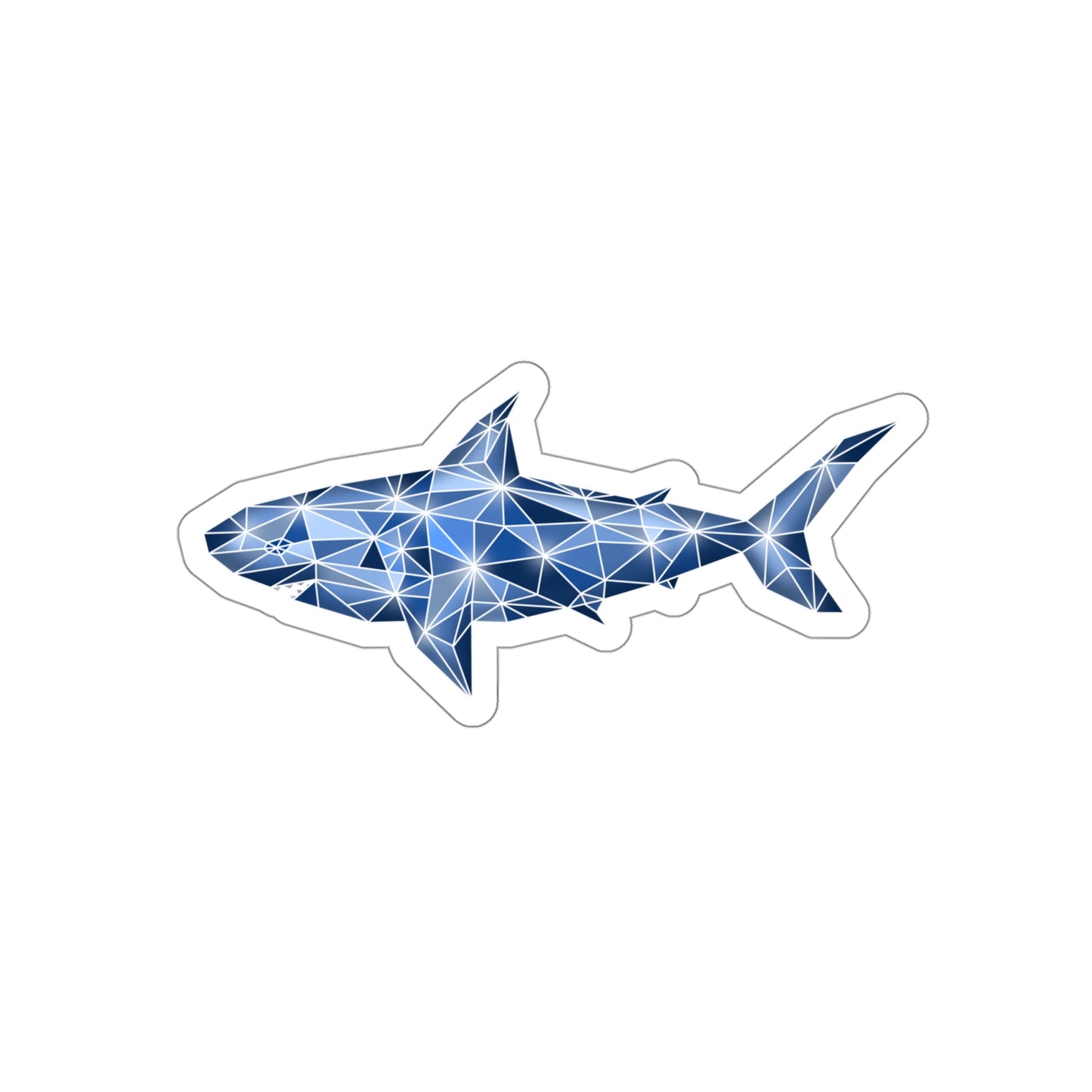 Shark blue side view