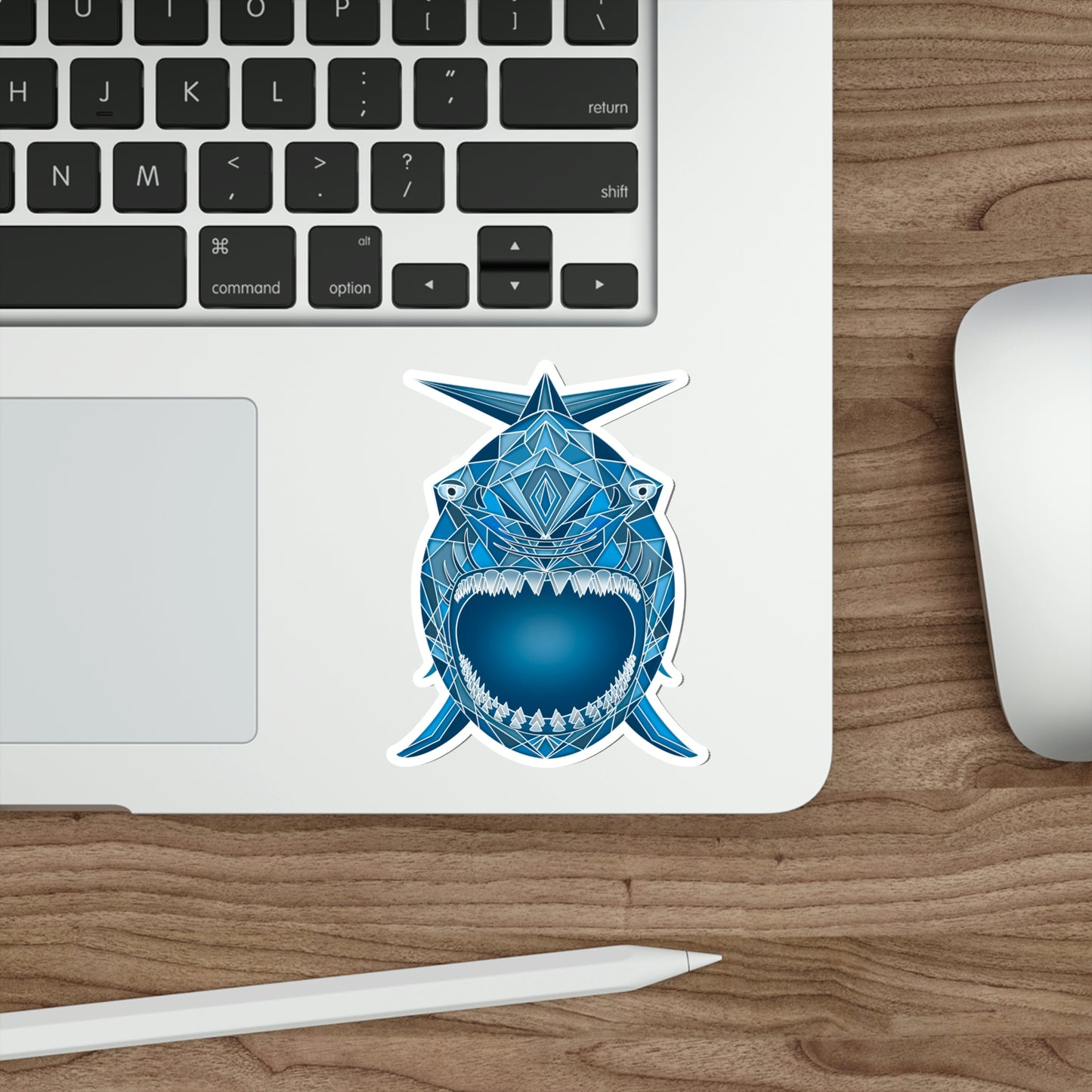 Shark Teeth Die-Cut Stickers