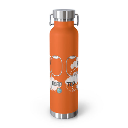 Flight Attendant window Collection Copper Vacuum Insulated Bottle, 22oz