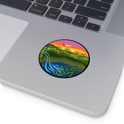 Lihue Round Vinyl Stickers