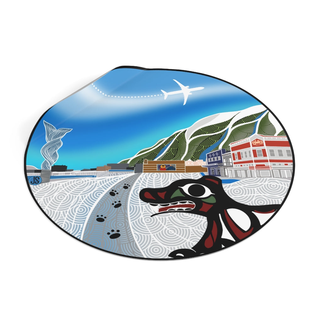 Juneau Round Vinyl Stickers