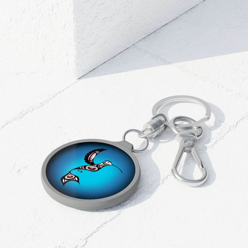 Hummingbird Keyring Tag