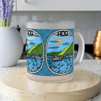 ADQ Kodiak Frosted Glass Mug