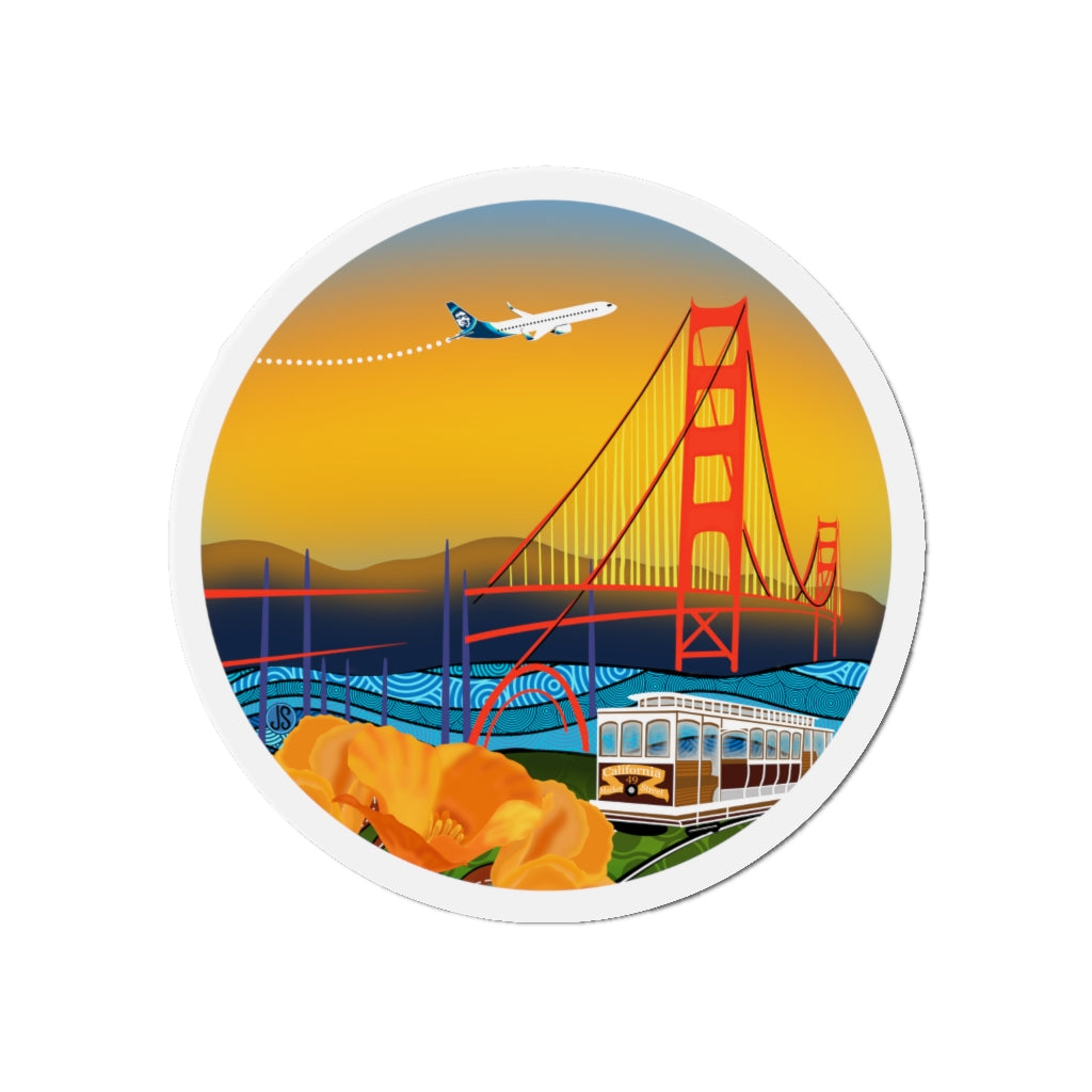 Golden Gate Bridge SFO Magnets