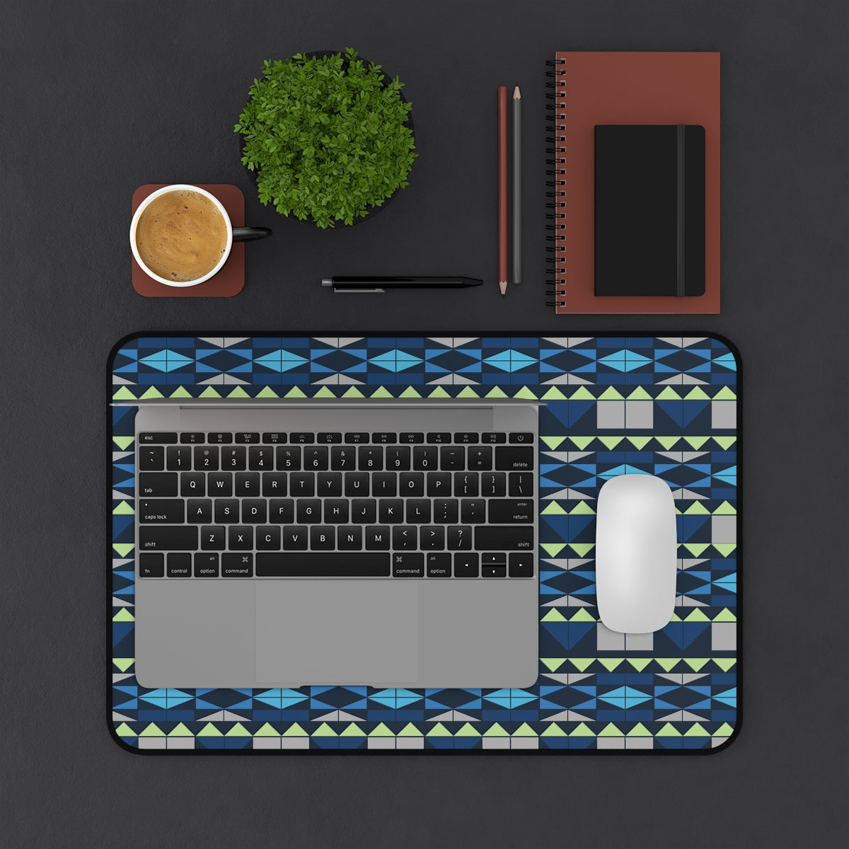 Bulkhead modern Desk Mat