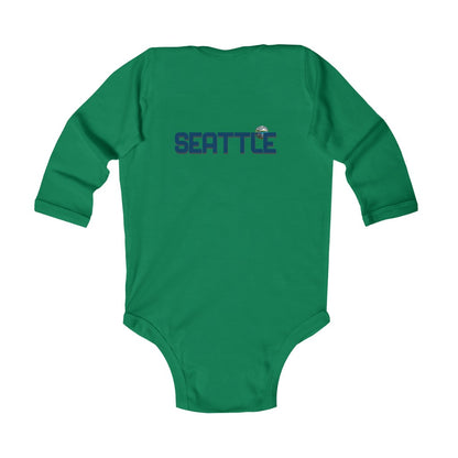 Seattle Infant Long Sleeve Bodysuit