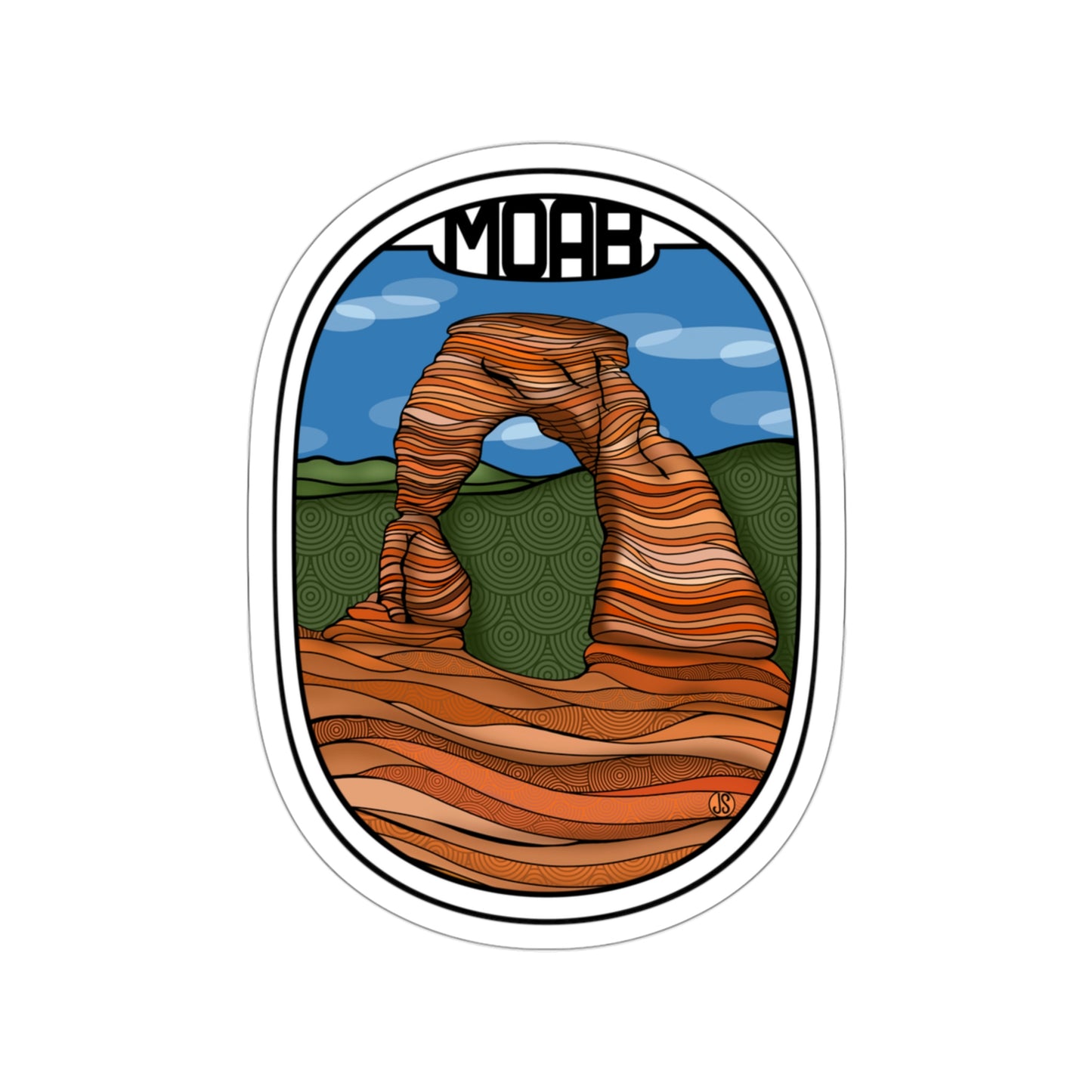 Moab Die-Cut Stickers