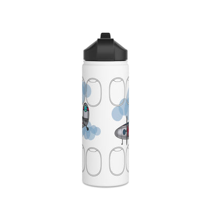 Window collection Stainless Steel Water Bottle, Standard Lid