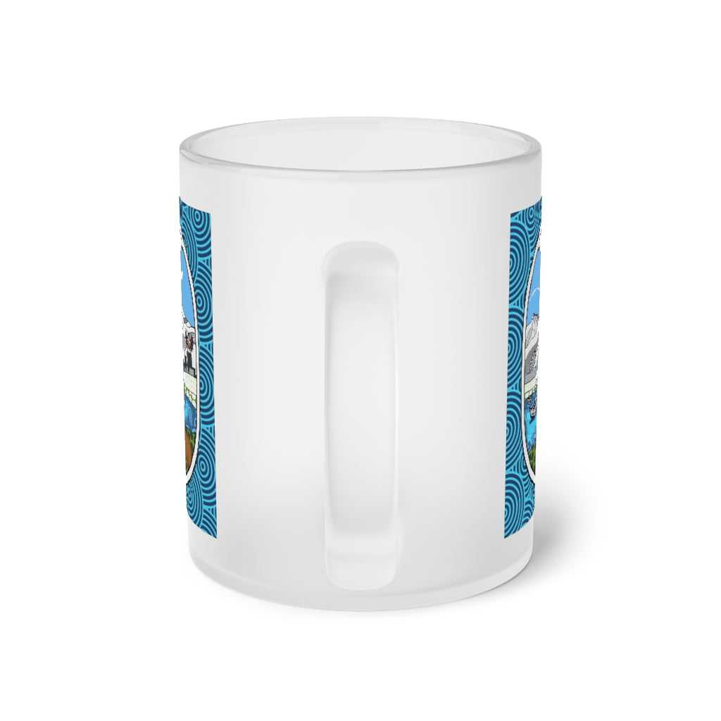 ANC Anchorage Frosted Glass Mug