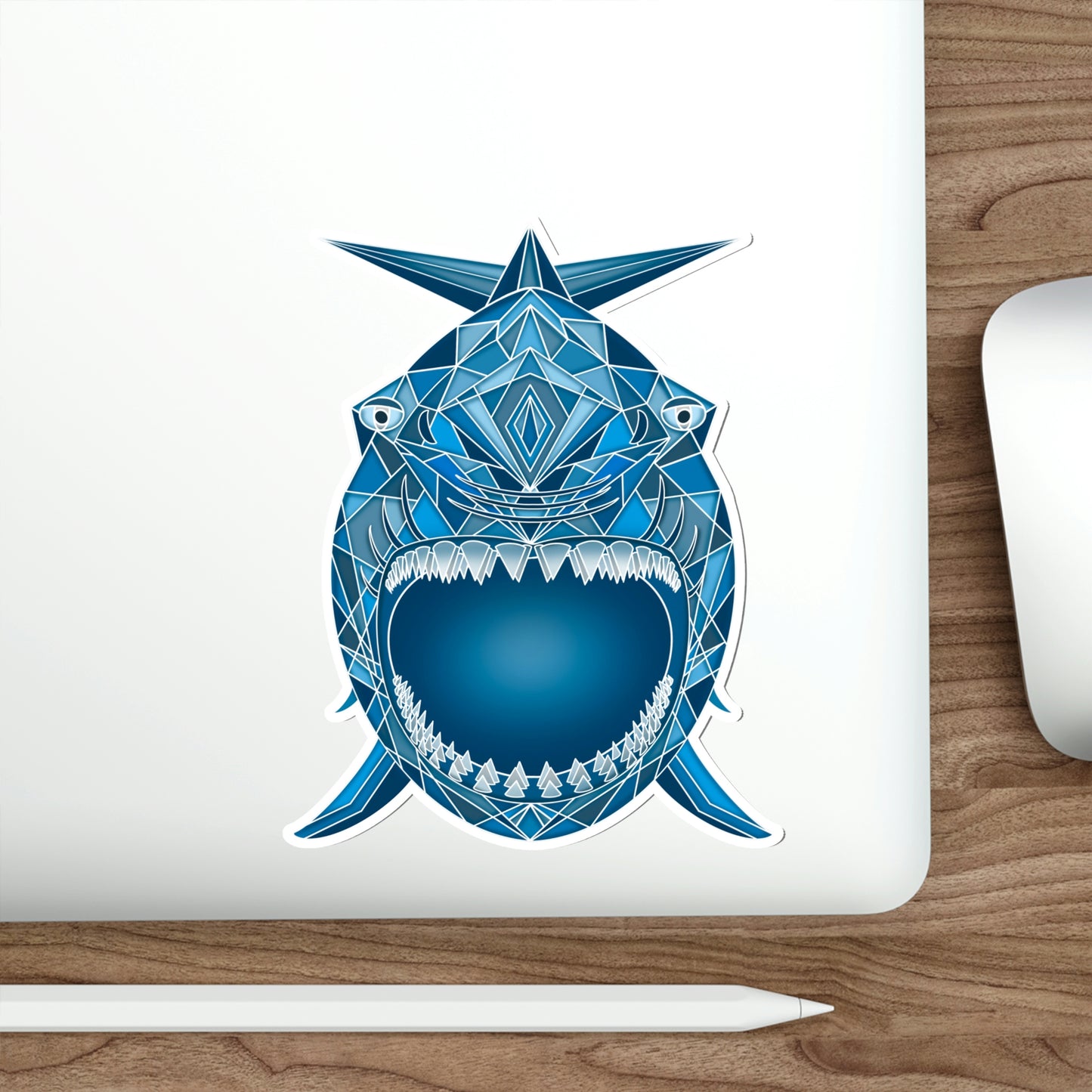 Shark Teeth Die-Cut Stickers