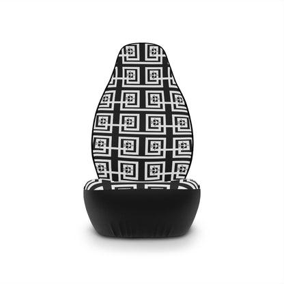 Black & White Airplane Car Seat Covers