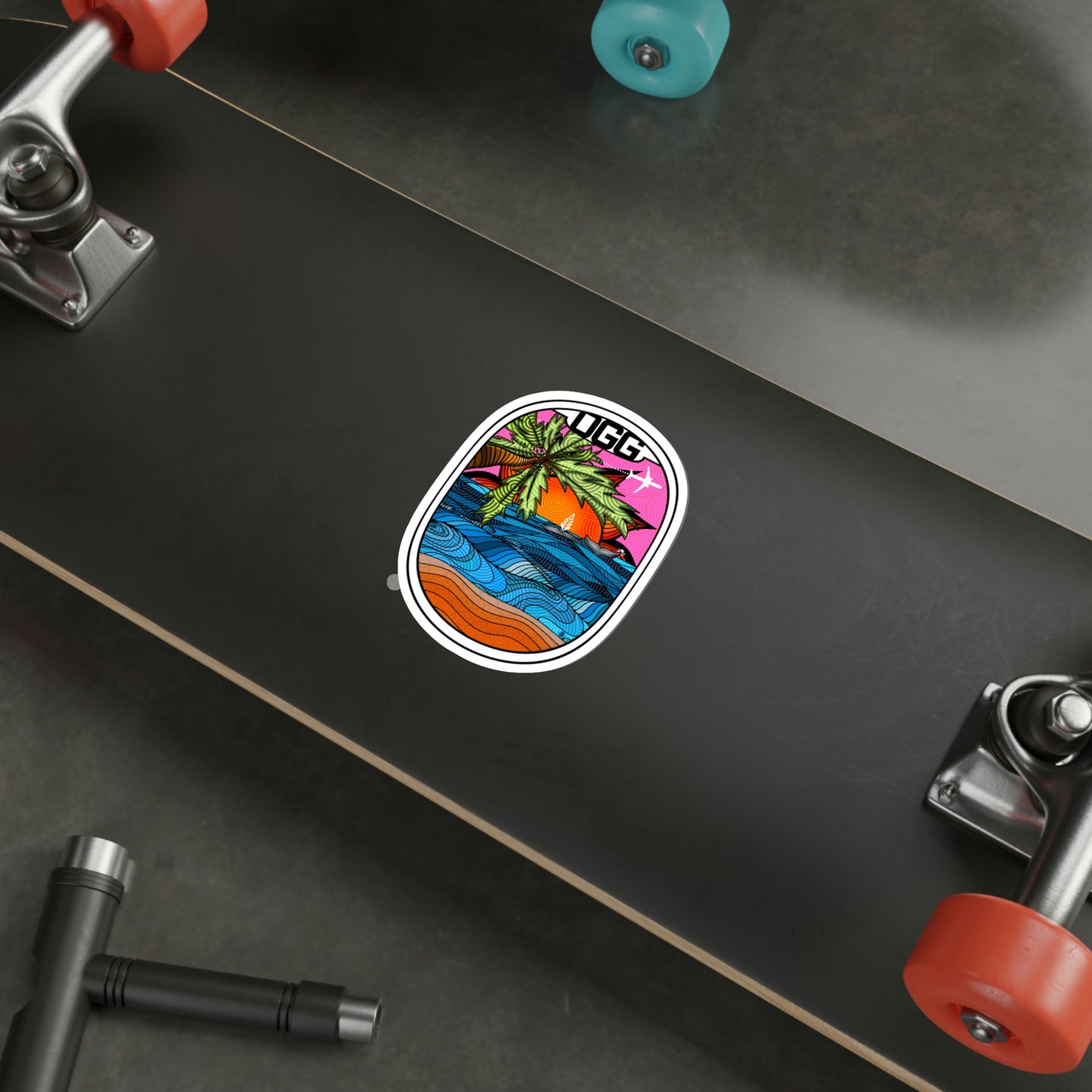 OGG-Maui Die Cut Stickers